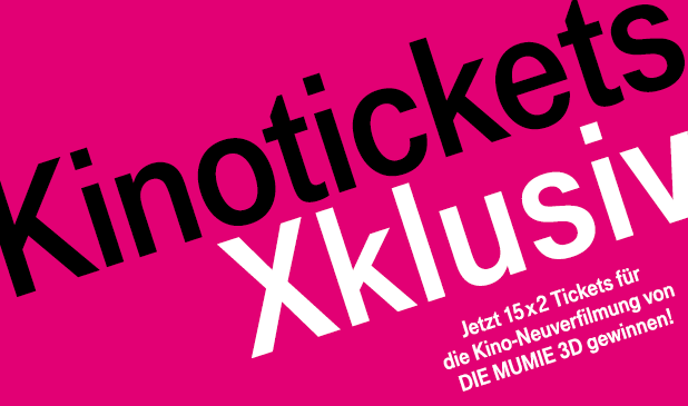 Kinotickets für die Mumie 3D gewinnen
