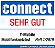 Connect Testsieger: Mobilfunknetztest 2019