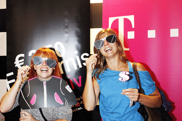 Fotobox mit den Highlights der Barry-Seal-Premiere
